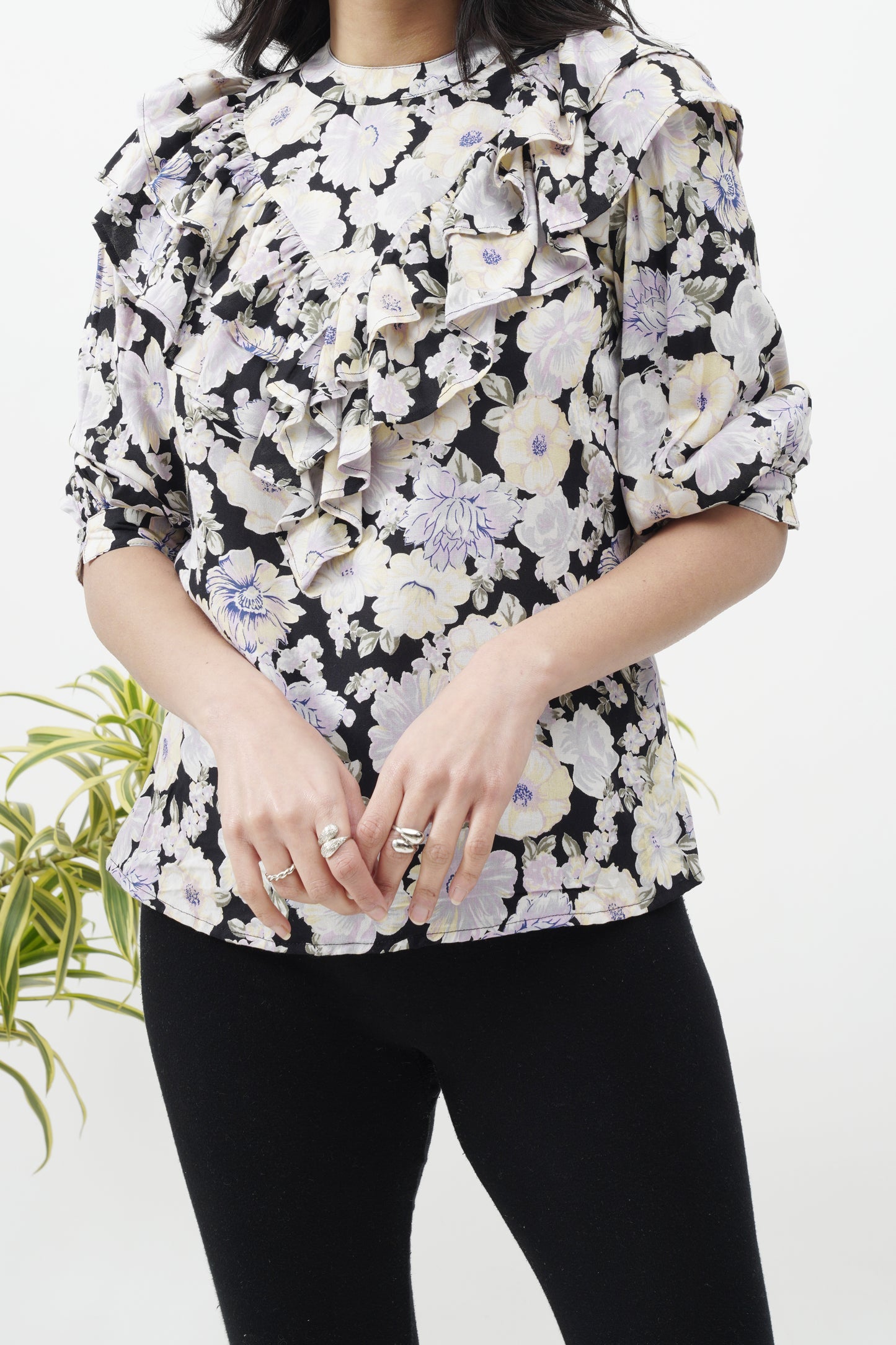 Midnight Floral Top