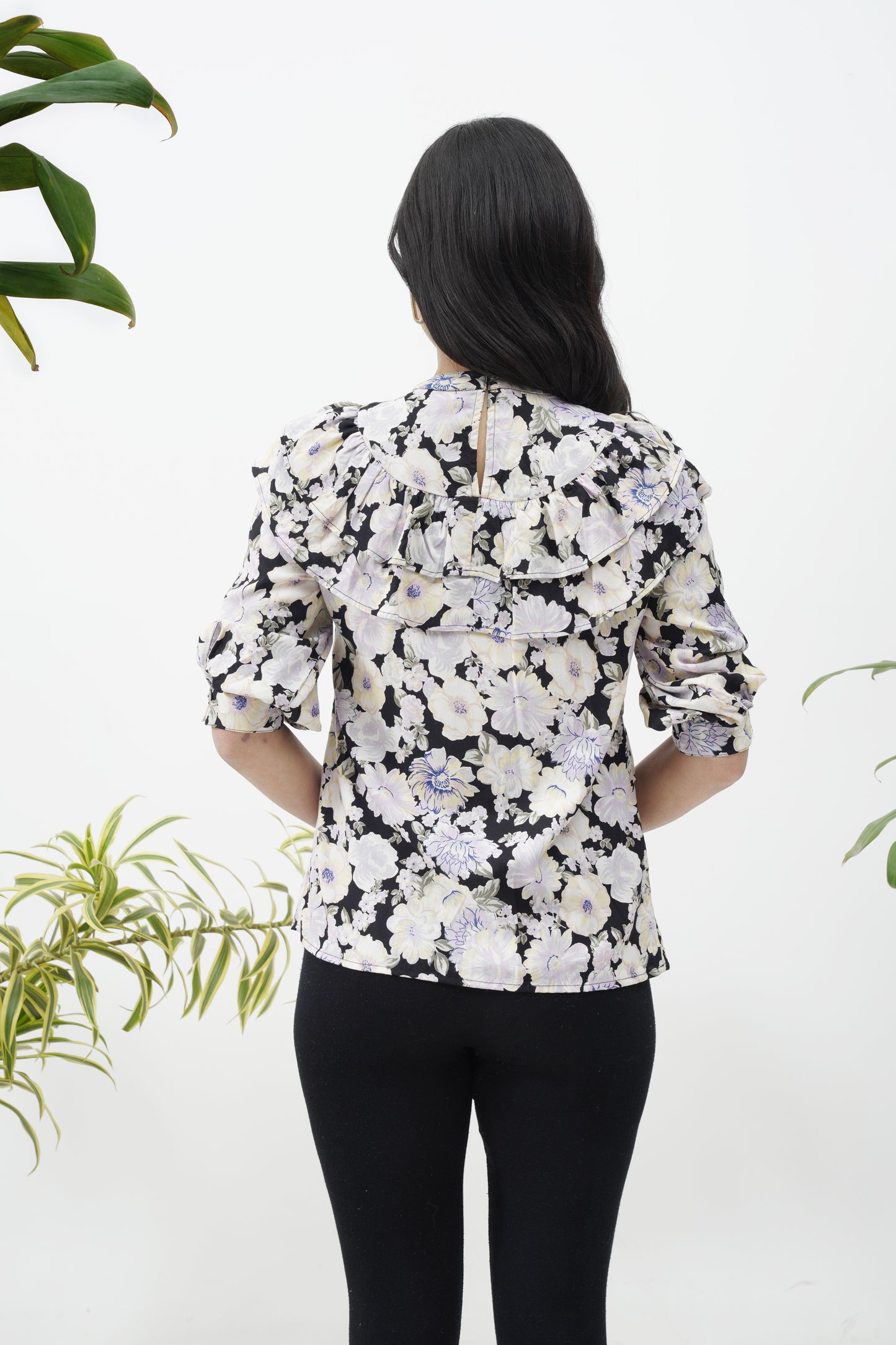 Midnight Floral Top